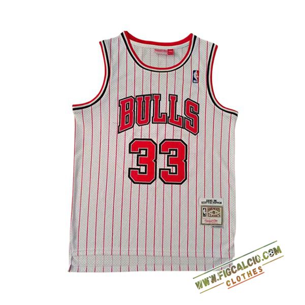 Maglia Chicago Bulls (PIPPEN #33) 2024/25 Rosa/Rosso