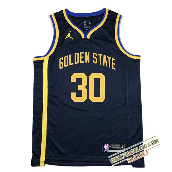 Maglia Golden State Warriors (CURRY #30) 2024/25 Blu Scuro