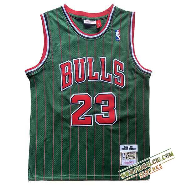 Maglia Chicago Bulls (JORDAN #23) 2024/25 Verde/Rosso