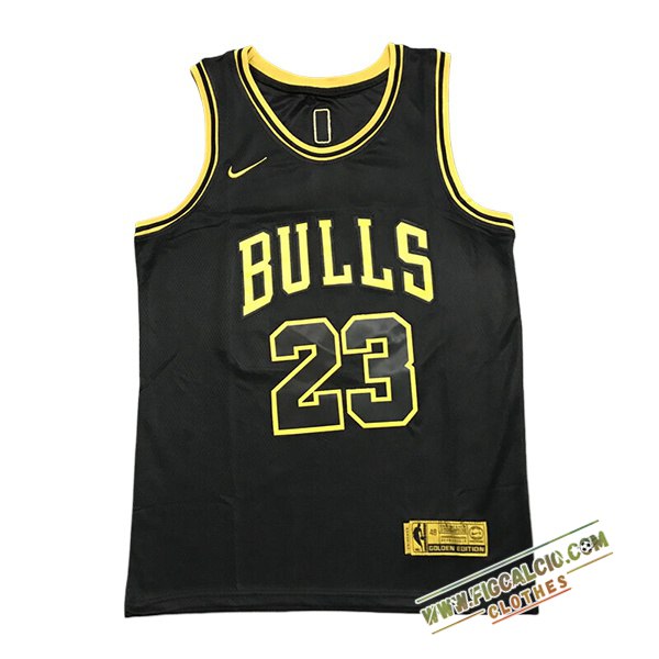 Maglia Chicago Bulls (JORDAN #23) 2024/25 Nero/Giallo -03