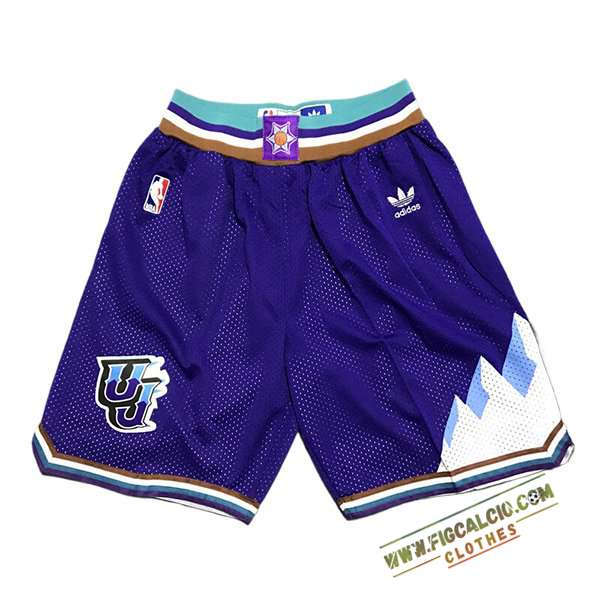 Pantaloncini NBA Utah Jazz 2024/25 viola/Bianco -02