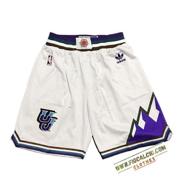 Pantaloncini NBA Utah Jazz 2024/25 Bianco/viola