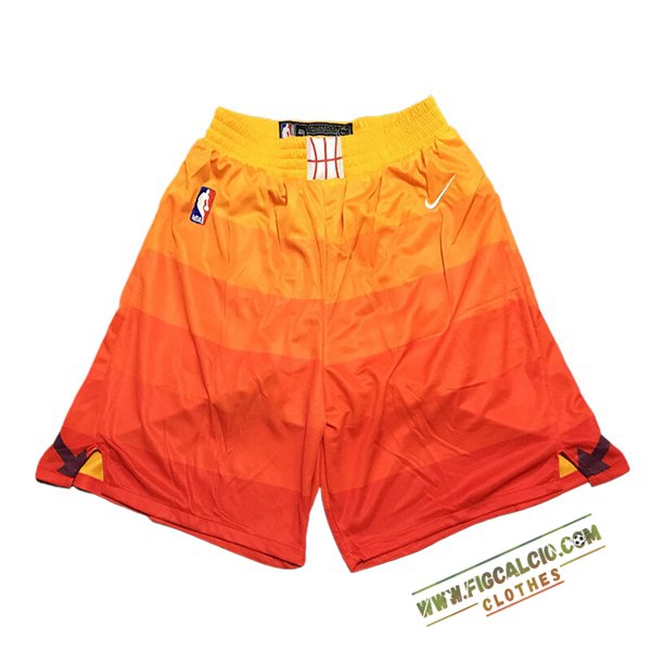 Pantaloncini NBA Utah Jazz 2024/25 Arancia