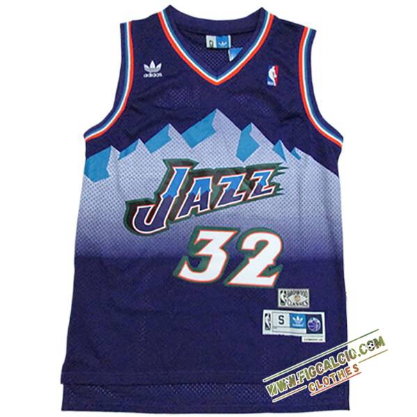 Maglia Utah Jazz (MALONE #32) 2024/25 viola/Bianco