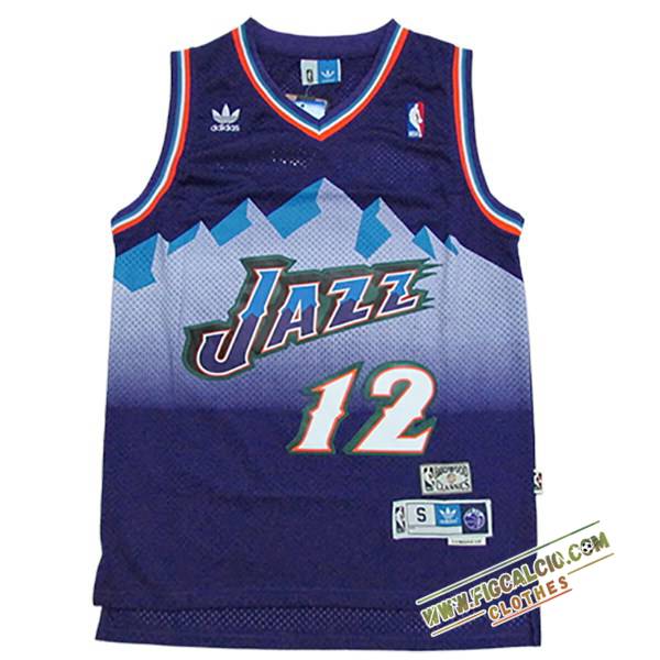 Maglia Utah Jazz (STOCKTON #12) 2024/25 viola/Bianco