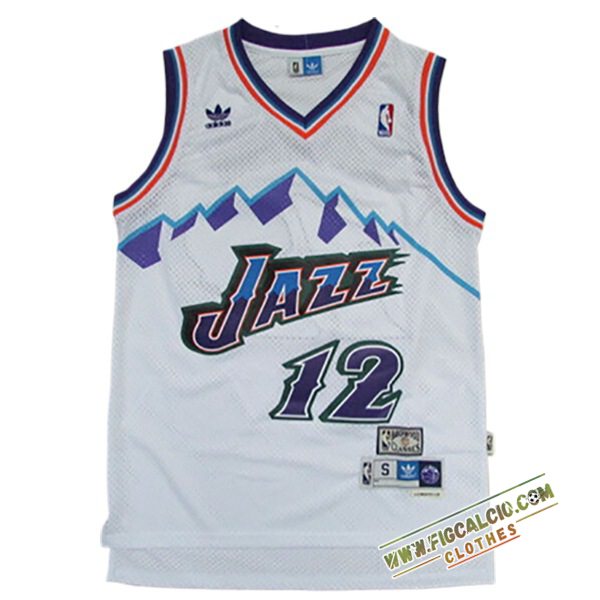 Maglia Utah Jazz (STOCKTON #12) 2024/25 Bianco
