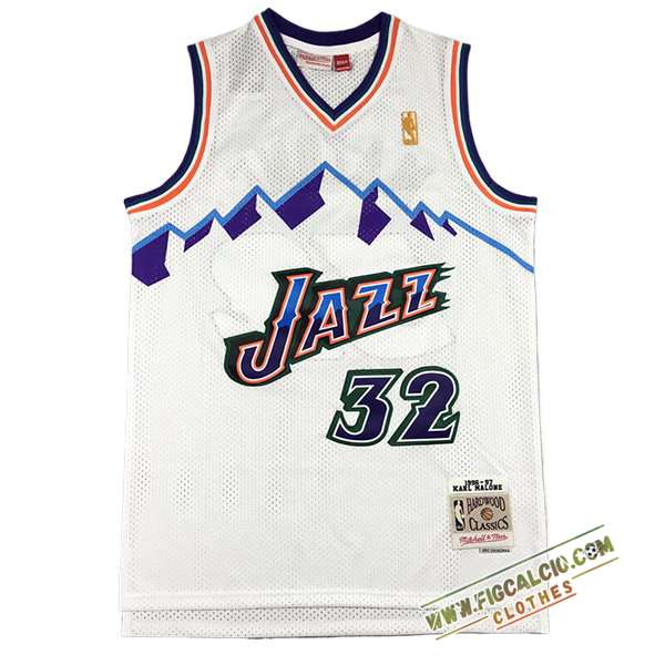 Maglia Utah Jazz (MALONE #32) 2024/25 Bianco