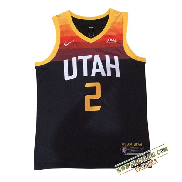 Maglia Utah Jazz (INGLES #2) 2024/25 Nero/Giallo