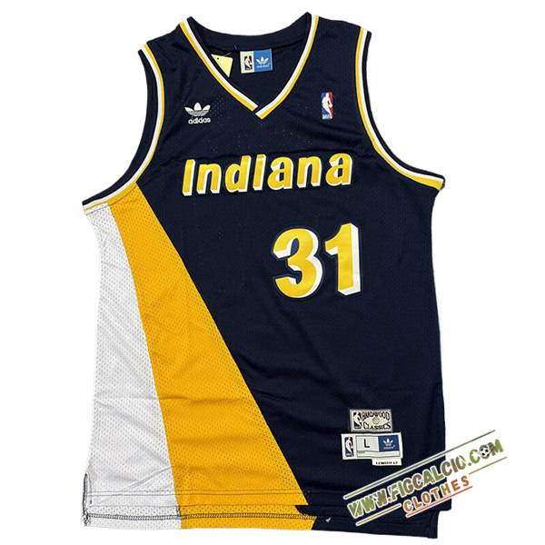 Maglia Indiana Pacers (MILLER #31) 2024/25 Blu/Giallo/Bianco