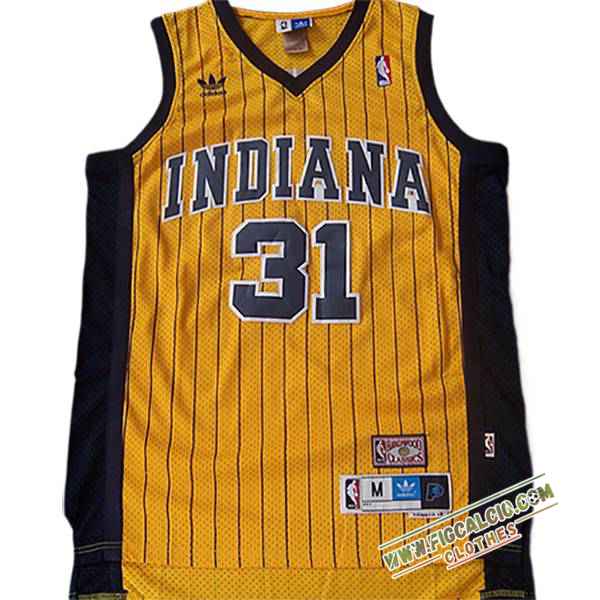 Maglia Indiana Pacers (MILLER #31) 2024/25 Giallo/Nero