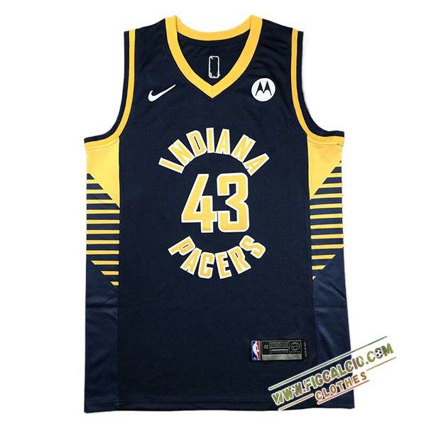 Maglia Indiana Pacers (SIAKAM #43) 2024/25 Blu Scuro