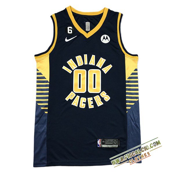 Maglia Indiana Pacers (MATHURIN #00) 2024/25 Blu Scuro