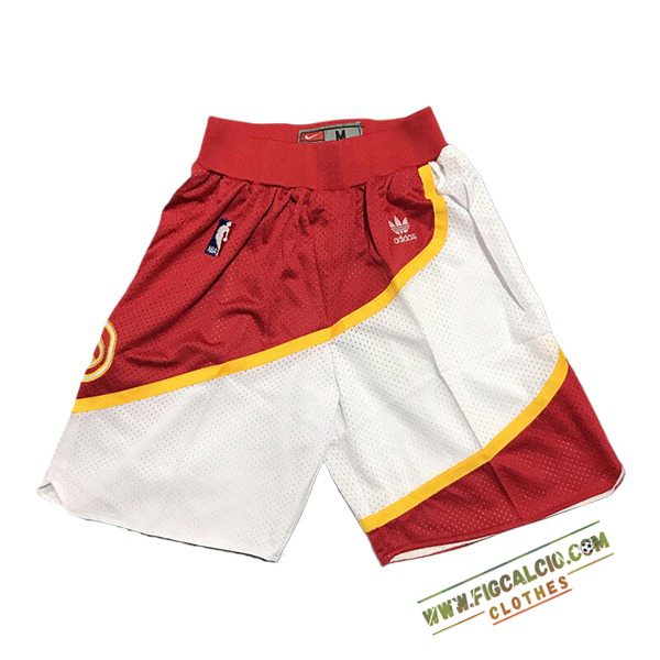 Pantaloncini NBA Atlanta Hawks 2024/25 Bianco/Rosso