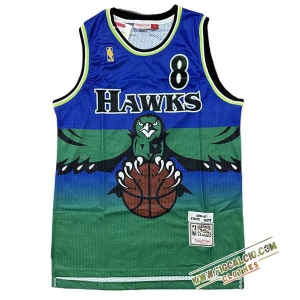 Maglia Atlanta Hawks (SMITH #8) 2024/25 Verde/Blu