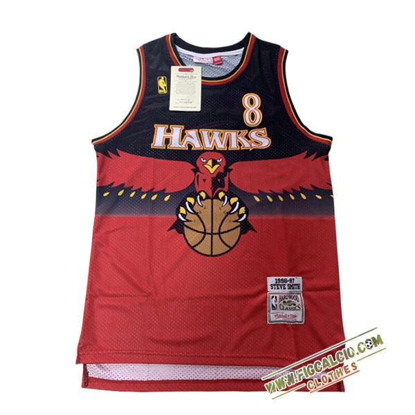 Maglia Atlanta Hawks (SMITH #8) 2024/25 Rosso/Nero