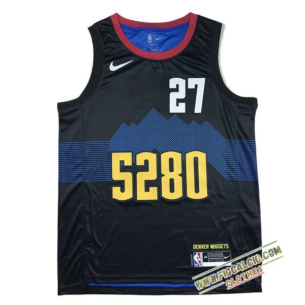 Maglia Denver Nuggets (MURRAY #27) 2024/25 Nero/Blu