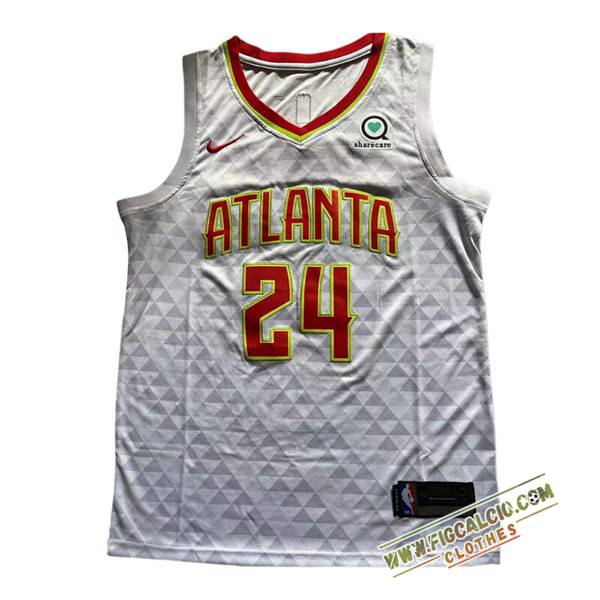 Maglia Atlanta Hawks (FERNANDO #24) 2024/25 Bianco/Rosso