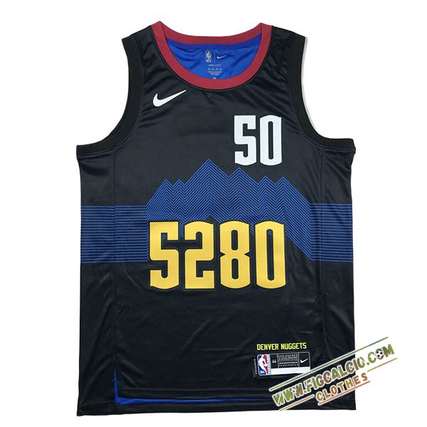 Maglia Denver Nuggets (GORDON #50) 2024/25 Nero/Blu
