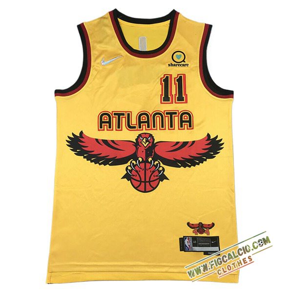 Maglia Atlanta Hawks (YOUNG #11) 2024/25 Giallo