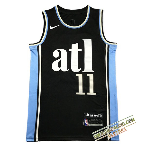 Maglia Atlanta Hawks (MURRAY #5) 2024/25 Nero/Blu