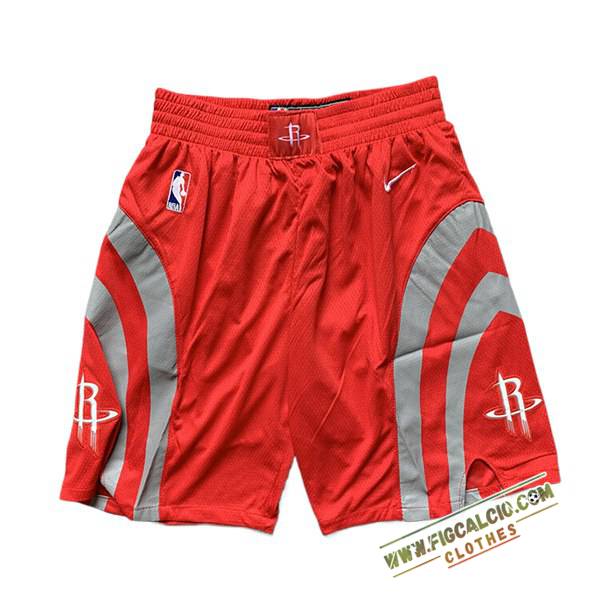Pantaloncini NBA Houston Rockets 2024/25 Rosso/Grigio