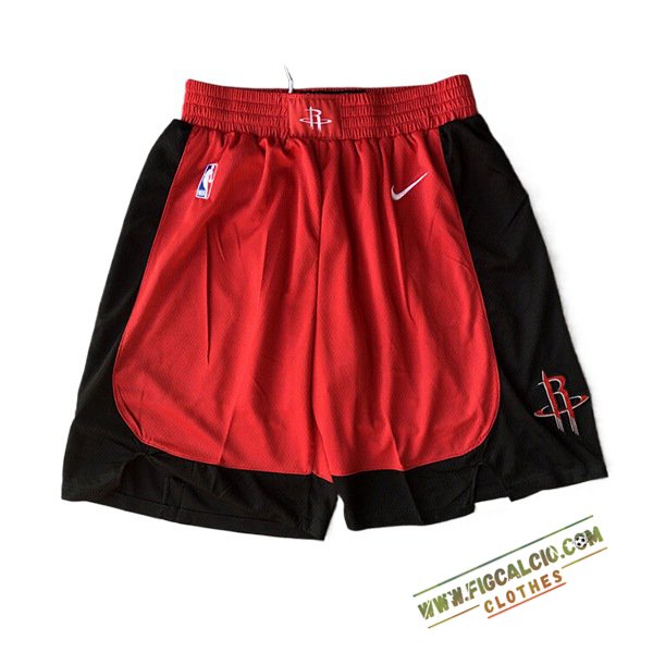 Pantaloncini NBA Houston Rockets 2024/25 Rosso/Nero