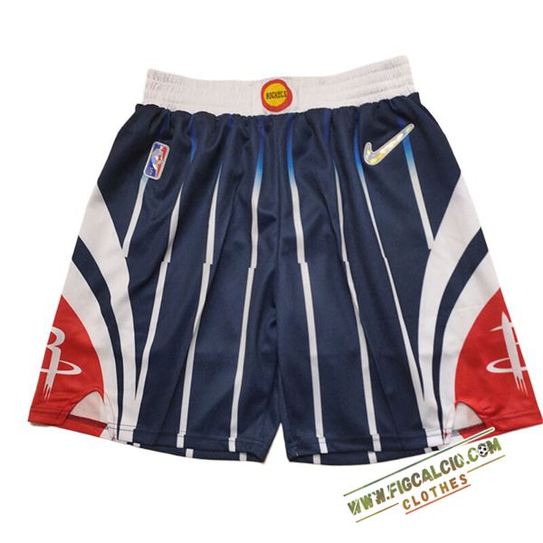 Pantaloncini NBA Houston Rockets 2024/25 Blu/Rosso