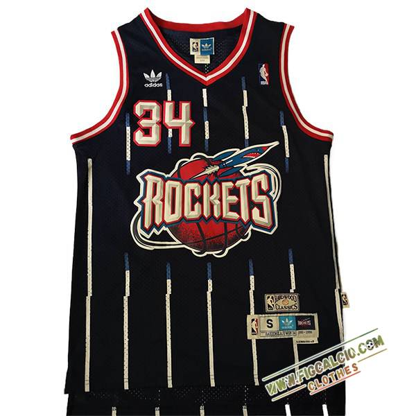 Maglia Houston Rockets (OLAJUWON #34) 2024/25 Nero
