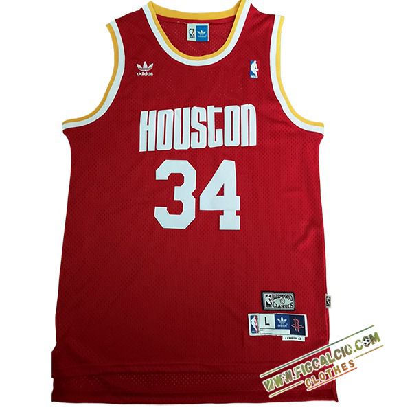 Maglia Houston Rockets (OLAJUWON #34) 2024/25 Rosso