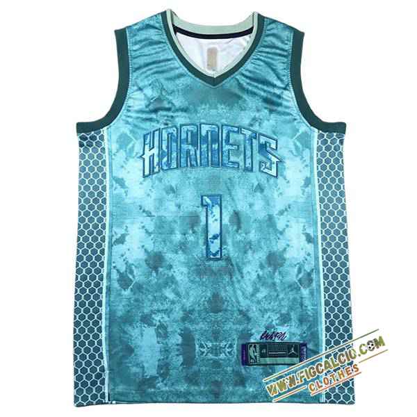 Maglia Charlotte Hornets (BALL #1) 2024/25 Verde