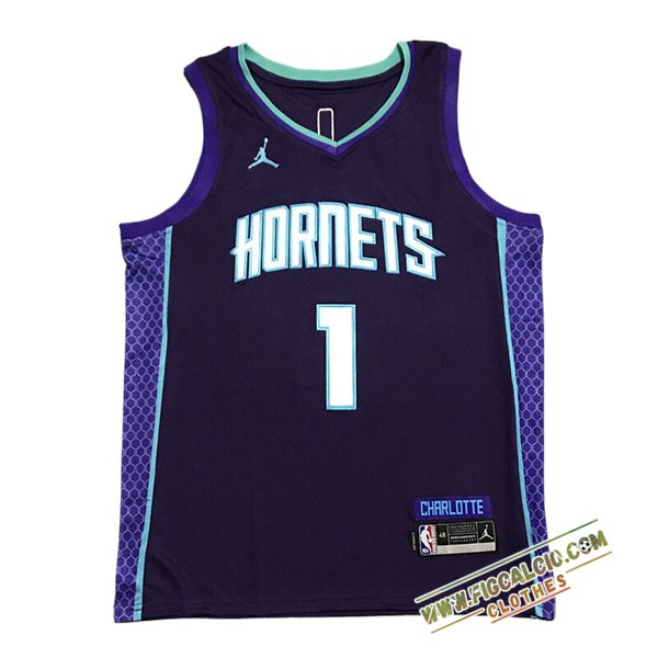 Maglia Charlotte Hornets (BALL #1) 2024/25 viola