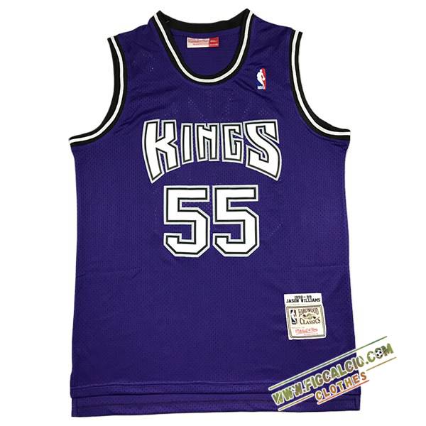 Maglia Sacramento Kings (WILLAMS #55) 2024/25 viola/Bianco