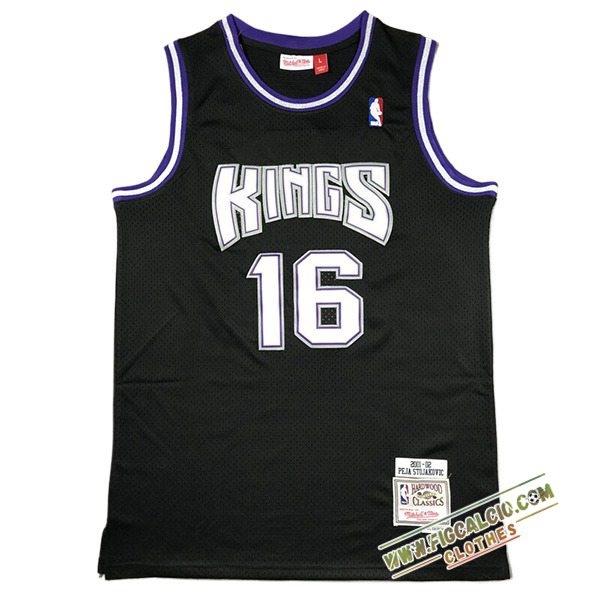 Maglia Sacramento Kings (STOJAKOVIC #16) 2024/25 Nero/Bianco