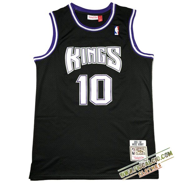 Maglia Sacramento Kings (BIBBY #10) 2024/25 Nero/Bianco