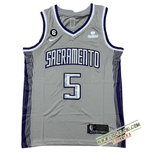 Maglia Sacramento Kings (FOX #5) 2024/25 Grigio