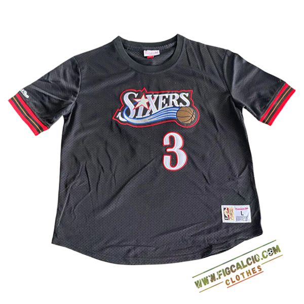 Maglia Philadelphia 76ers (IVERSON #3) 2024/25 Nero