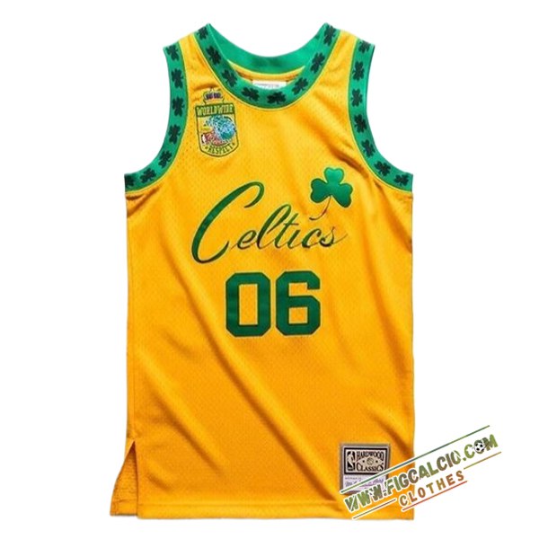 Maglia Boston Celtics (BODEGA #06) 2024/25 Giallo/Verde