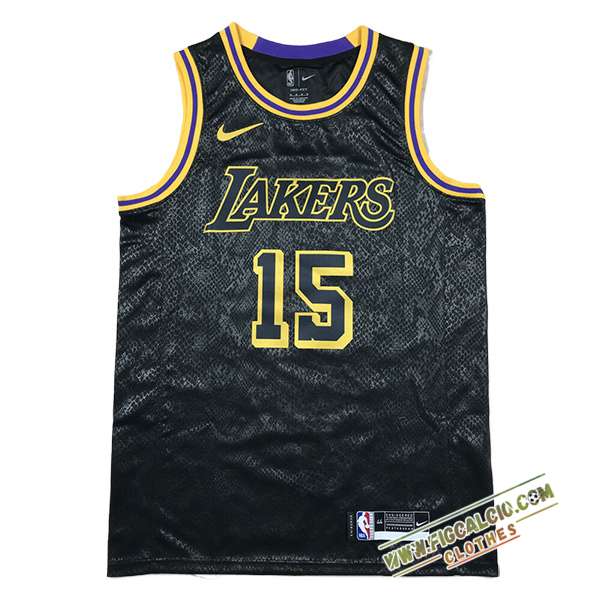 Maglia Los Angeles Lakers (REAVES #15) 2024/25 Nero/Giallo
