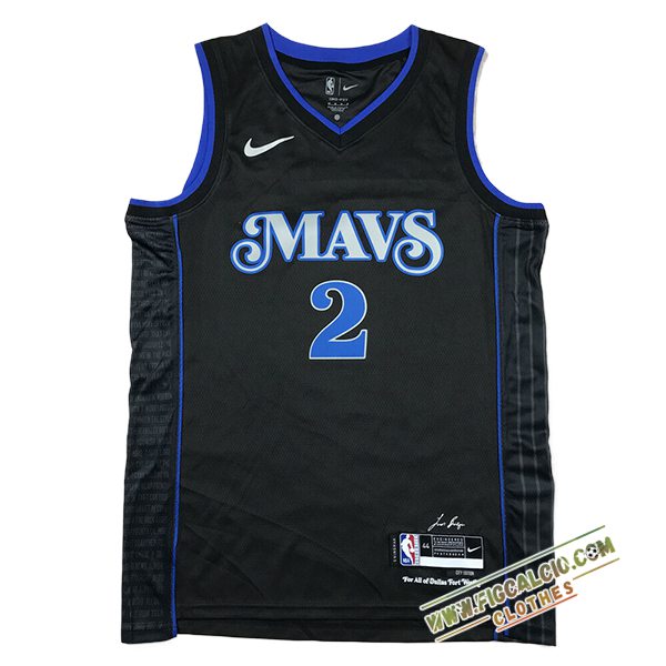 Maglia Dallas Mavericks (LIVELY II #2) 2024/25 Nero/Blu