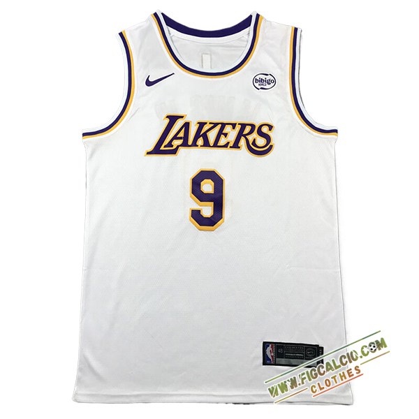 Maglia Los Angeles Lakers (JAMES JR. #9) 2024/25 Bianco/viola/Giallo