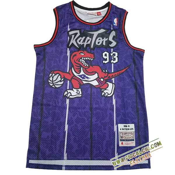 Maglia Toronto Raptors (BAPE #93) 2024/25 viola/Bianco