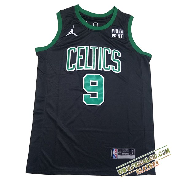 Maglia Boston Celtics (WHITE #9) 2024/25 Nero/Verde