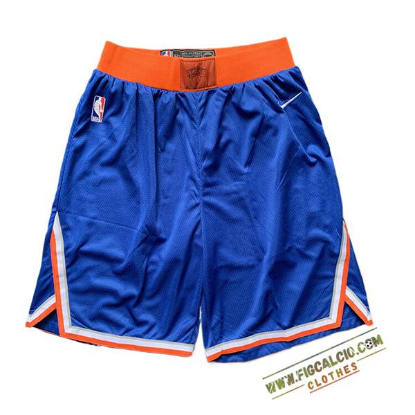 Pantaloncini NBA New York Knicks 2024/25 Blu/Arancia -02