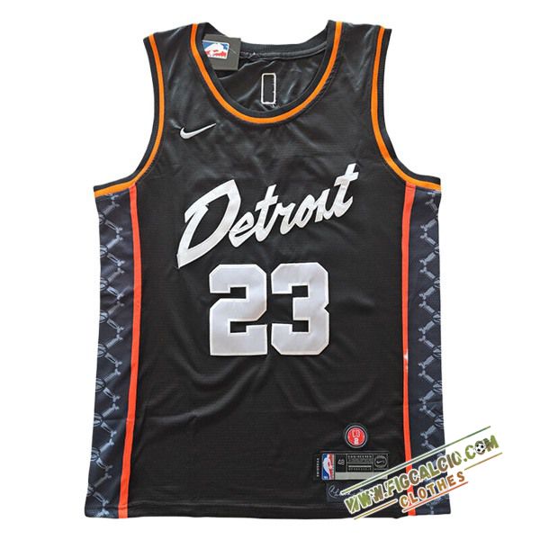 Maglia Detroit Pistons (IVEY #23) 2024/25 Nero