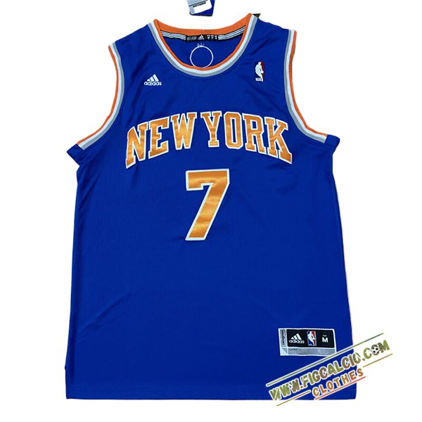 Maglia New York Knicks (ANTHONY #7) 2024/25 Blu/Giallo
