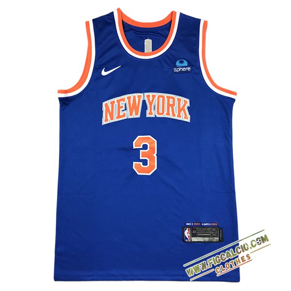 Maglia New York Knicks (HART #3) 2024/25 Blu/Arancia -03