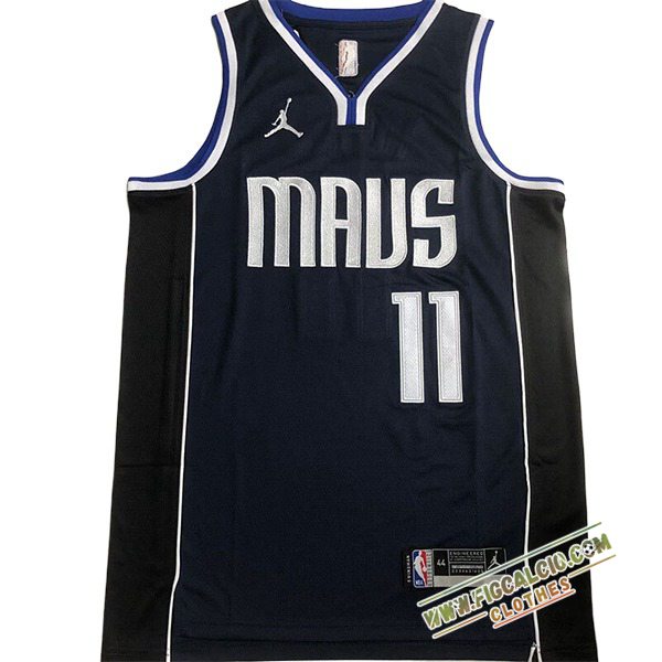 Maglia Dallas Mavericks (IRVING #11) 2024/25 Blu/Nero /Bianco