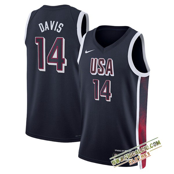 Maglia USA (DAVIS #14) 2024/25 Nero