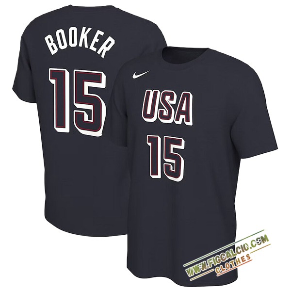 Maglia USA (BOOKER #15) 2024/25 Nero -02