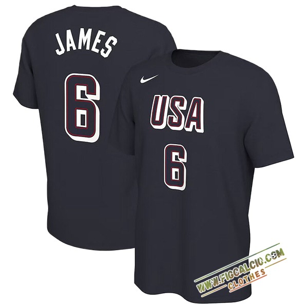 Maglia USA (JAMES #6) 2024/25 Nero -02